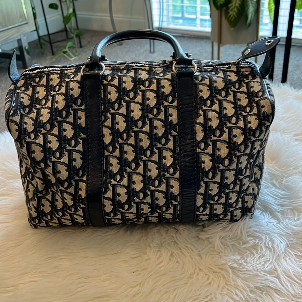 🌸 Authentic Vintage Christian Dior Trotter Boston Bag🌸 Comes with Certificate